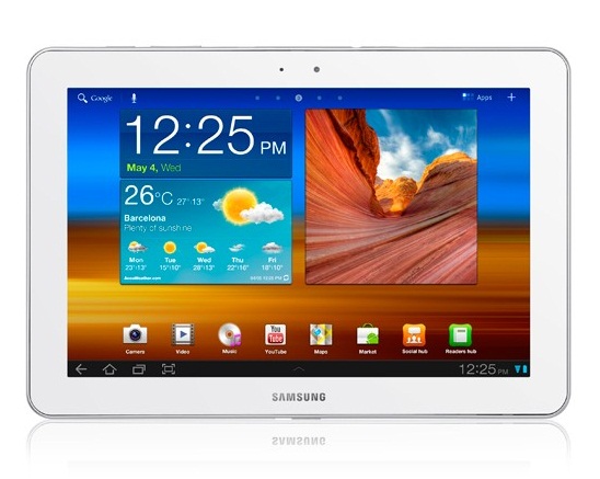 Dalle + vitre tactile * NEUVE * blanche pour SAMSUNG Galaxy tab 10.1" P7500